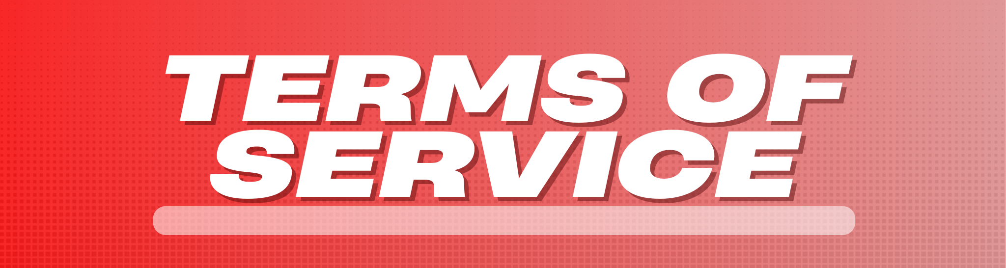 Terms of Service Banner